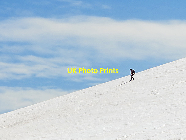 Photo 6"x4" Descent from Glas Tulaichean Carn a' Chlarsaich c2014