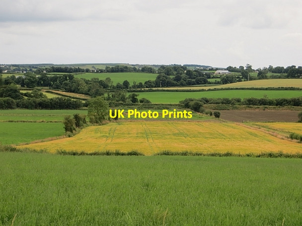 Photo 6"x4" Finn valley farmland Castlefinn c2013