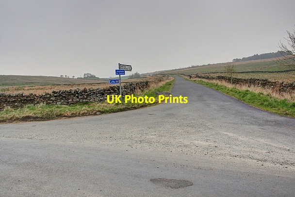 Photo 6"x4" Road Junction, Melkridge Common Melkridge c2014