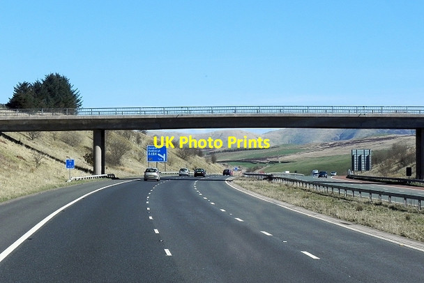Photo 6"x4" Fairthorns Road Bridge Crossing the M6 Northbound New Hutton c2014