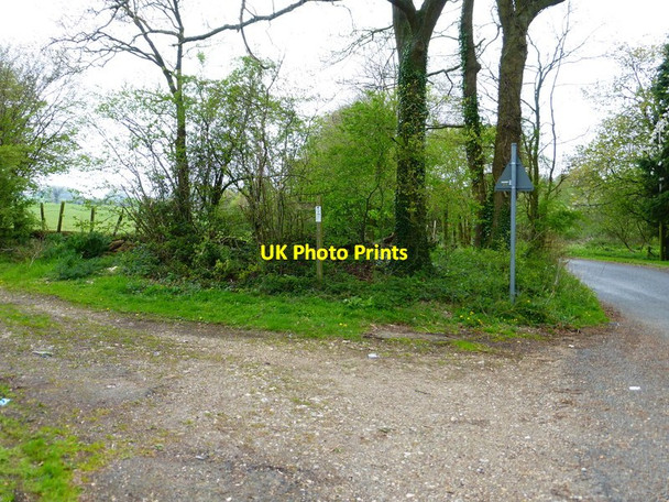 Photo 6"x4" Junction of White Lane and The Street Weston Corbett c2014