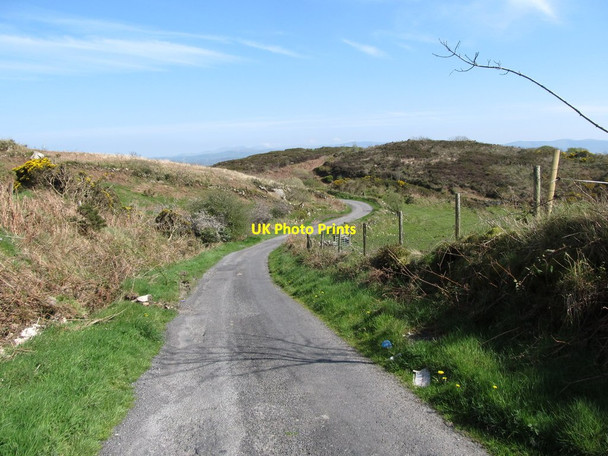 Photo 6"x4" The Bernish Road approaching the col from the west Newry c2014