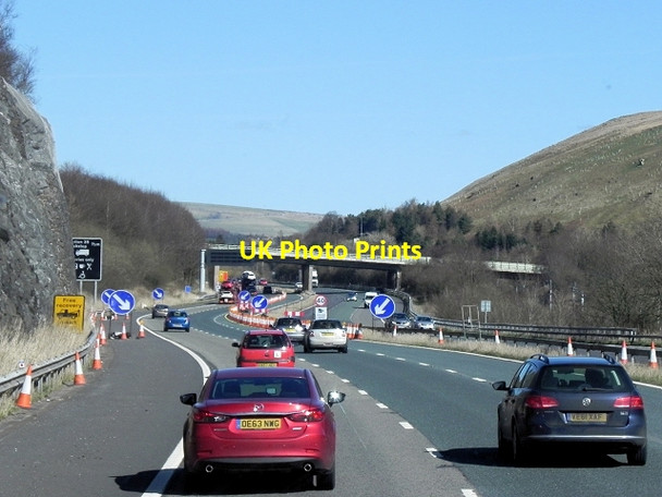 Photo 6"x4" M6 near Lune's Bridge Low Borrowbridge c2014