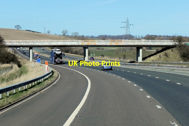Photo 6"x4" Edge Brow Bridge over the M6 Little Strickland c2014