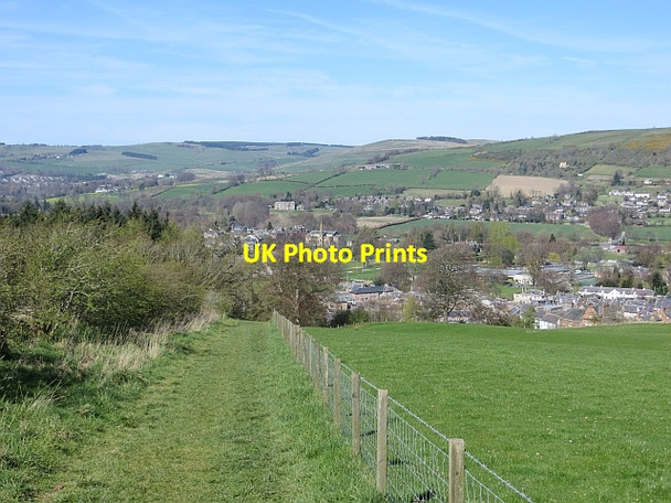 Photo 6"x4" Path between Melrose and the Eildon Hills Melrose\/NT5434 c2014