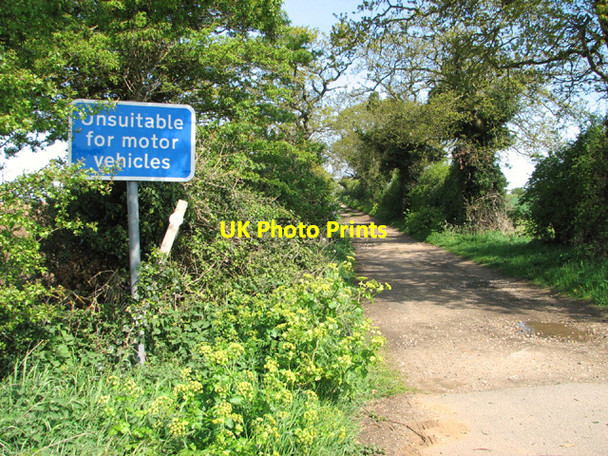 Photo 6"x4" Sign at the start of Cocklestrand Drove Warham\/TF9441 c2014