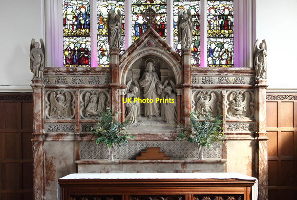Photo 6"x4" St John the Baptist, Southend - Reredos Southend-on-Sea c2014