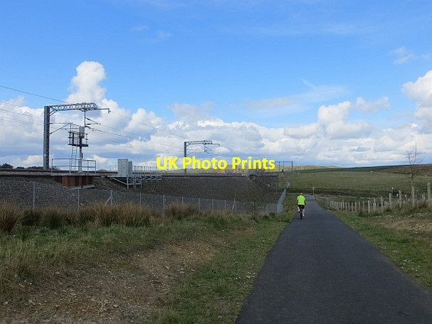 Photo 6"x4" Airdrie - Bathgate railway Armadale\/NS9368 c2014