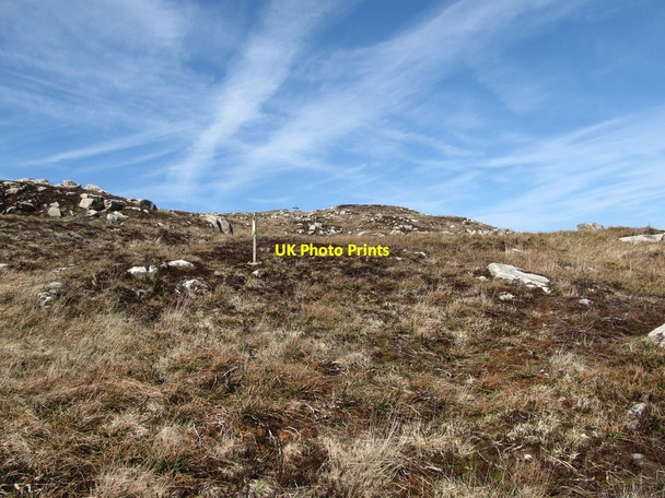 Photo 6"x4" Way marker just below the summit of Camlough Mountain Camlough c2014