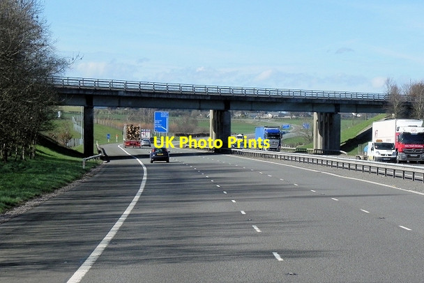 Photo 6"x4" B7076 Bridge, A74(M) Northbound Lockerbie c2014