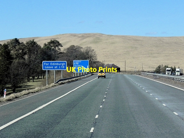 Photo 6"x4" A74(M) near Elvanfoot Elvanfoot c2014