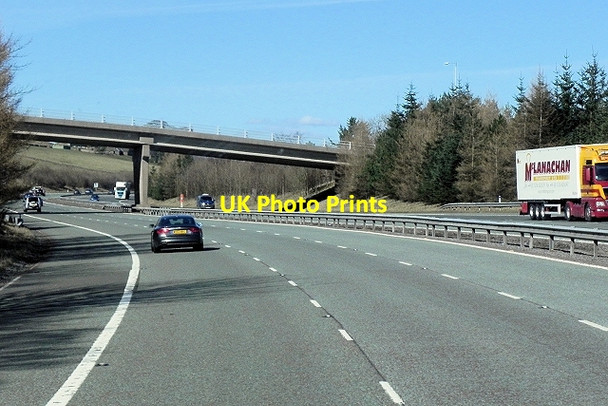 Photo 6"x4" Leadhills Road Bridge over A74(M) near Abington Abington\/NS9323 c2014