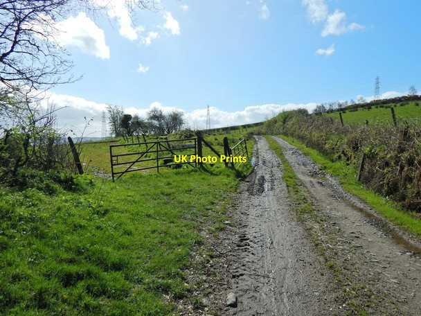 Photo 6"x4" Farm track at Nether Dalquhurn Alexandria c2014
