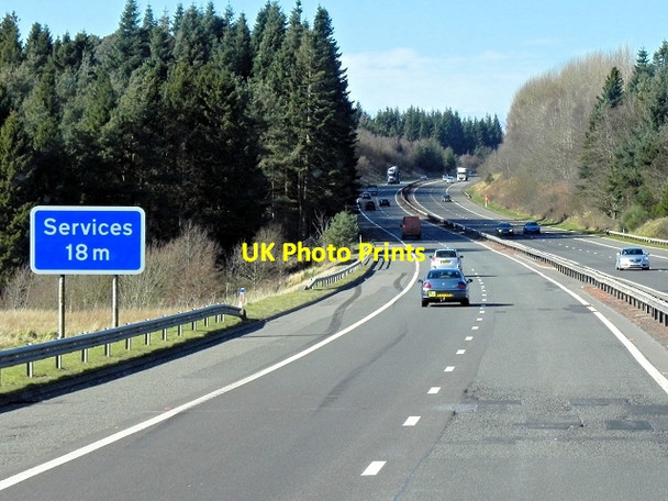 Photo 6"x4" M74 near Happendon Uddington c2014