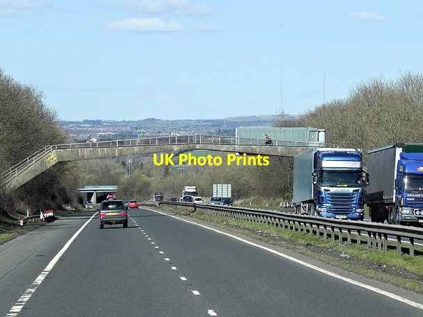 Photo 6"x4" M74 Footbridge near Hareleeshill Ashgill\/NS7849 c2014