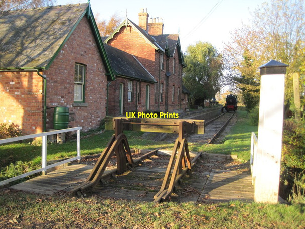 Photo 6"x4" Rippingale railway station (site), Lincolnshire Dowsby c2012