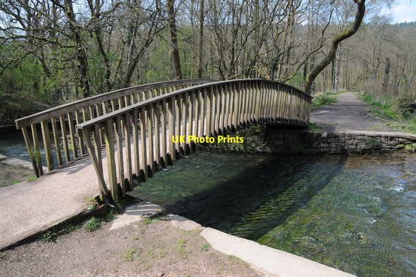 Photo 6"x4" Footbridge at Cannop Ponds Cannop c2014
