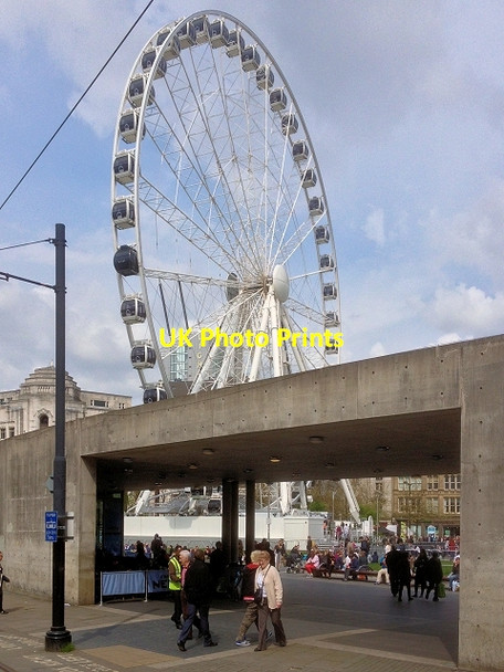 Photo 6"x4" The Manchester Wheel, Piccadilly Gardens Manchester c2014