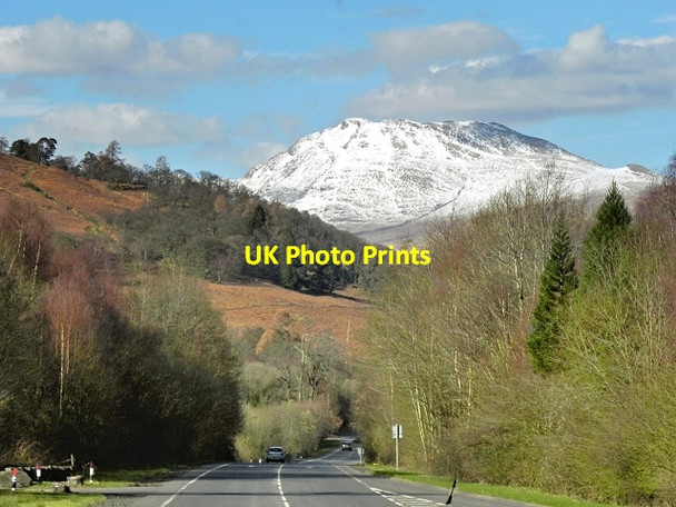 Photo 6"x4" A82 and Ben Lomond Luss c2014