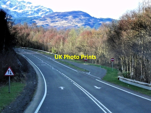 Photo 6"x4" Layby on the A82 above Loch Lomond Rowardennan c2014