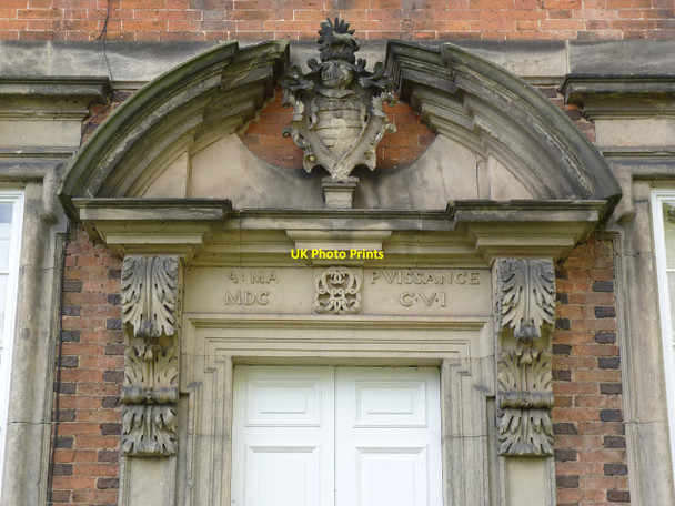 Photo 6"x4" Doorway detail. Latin House, Risley Risley\/SK4635 c2014
