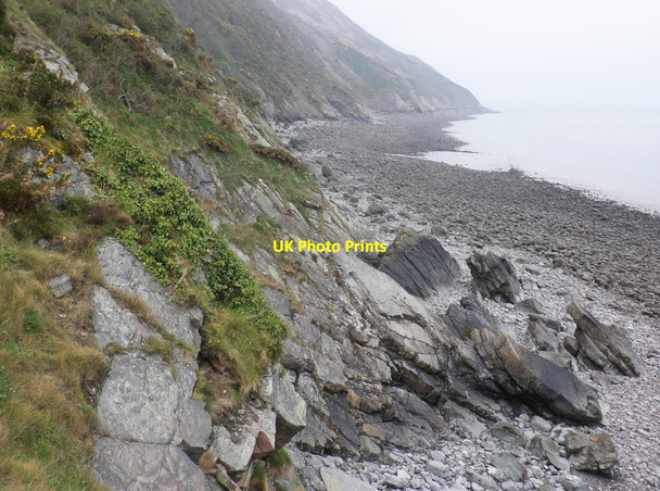 Photo 6"x4" Cliffs above Countisbury Cove Countisbury c2014