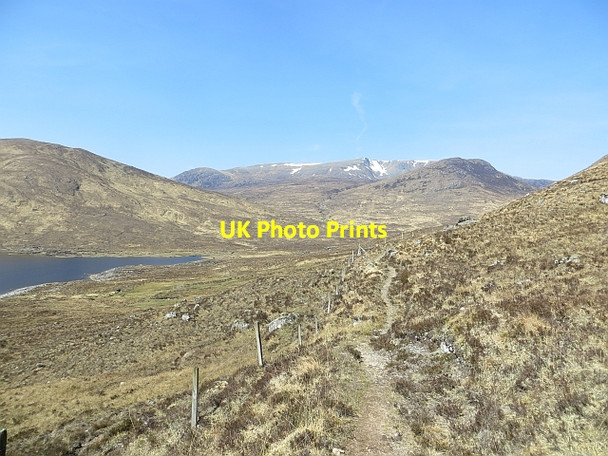 Photo 6"x4" Above the site of L\u00c3\u00b9b-an-inbhir East Monar Forest c2014