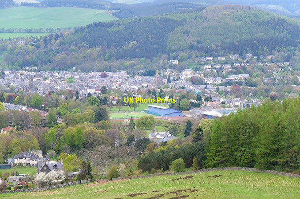 Photo 6"x4" Peebles from Cademuir Peebles\/NT2540 c2014
