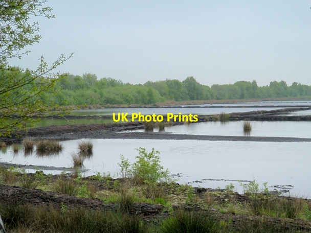 Photo 6"x4" Peat Marshes, Chat Moss Irlam c2014