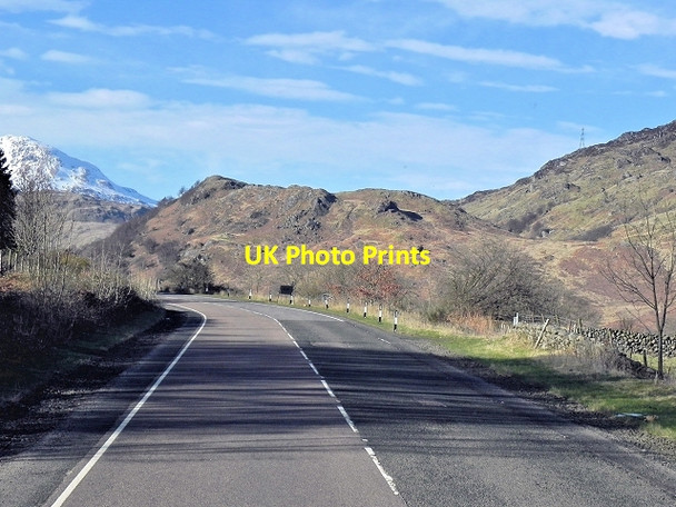 Photo 6"x4" A82 near Stuckendroin Ardlui c2014