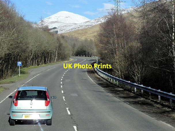 Photo 6"x4" Layby on the Northbound A82 River Falloch\/NN3521 c2014