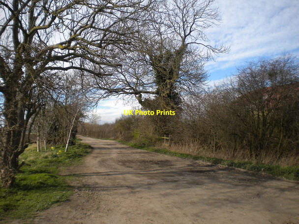 Photo 6"x4" Track north of Farndon Newark-on-Trent c2014