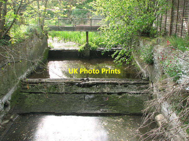 Photo 6"x4" Old weir by Taverham Mill Taverham c2014
