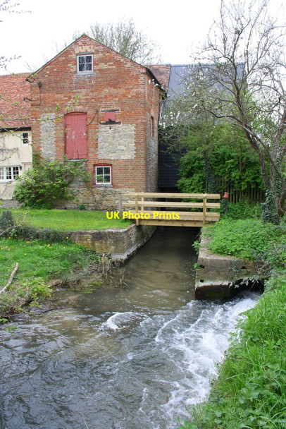 Photo 6"x4" Stream and mill building, Mill Lane Chalgrove c2014