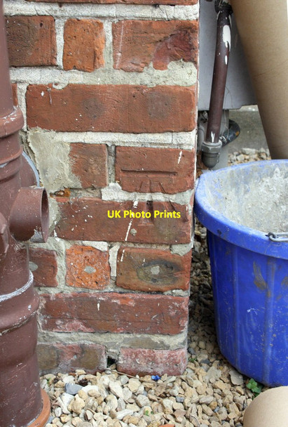 Photo 6"x4" Benchmark on #19 Monument Road Chalgrove c2014