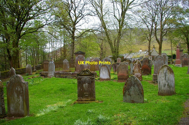 Photo 6"x4" Durisdeer Kirkyard Durisdeer c2014