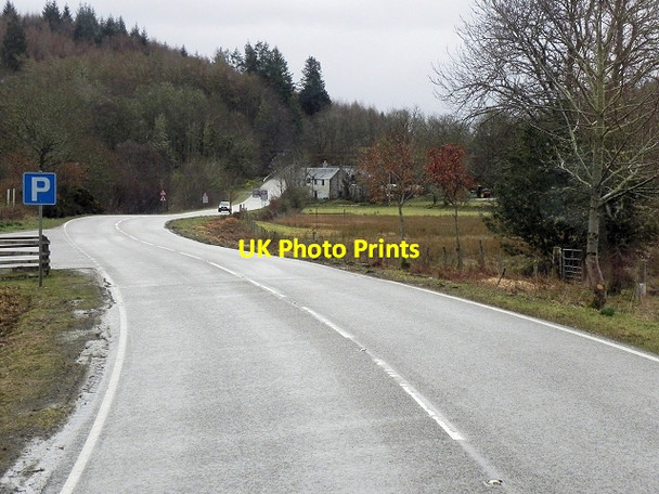 Photo 6"x4" Layby on the A85 Black Crofts c2014