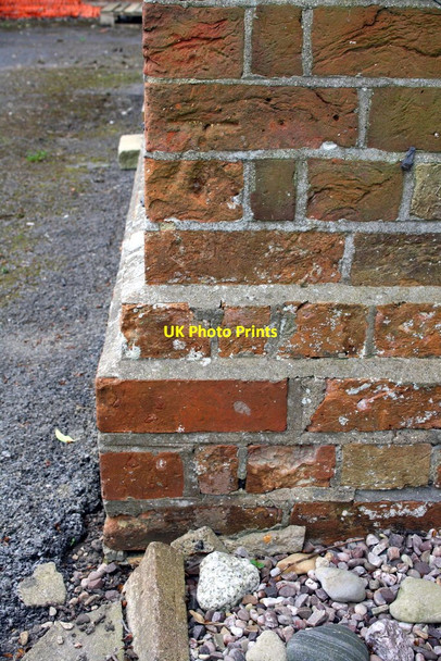 Photo 6"x4" Benchmark on Chalgrove Community Primary School Chalgrove c2014