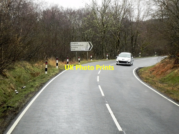 Photo 6"x4" A819 near Cladich Cladich c2014