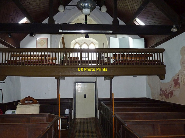 Photo 6"x4" Interior of St Mary church, Leebotwood Leebotwood c2014