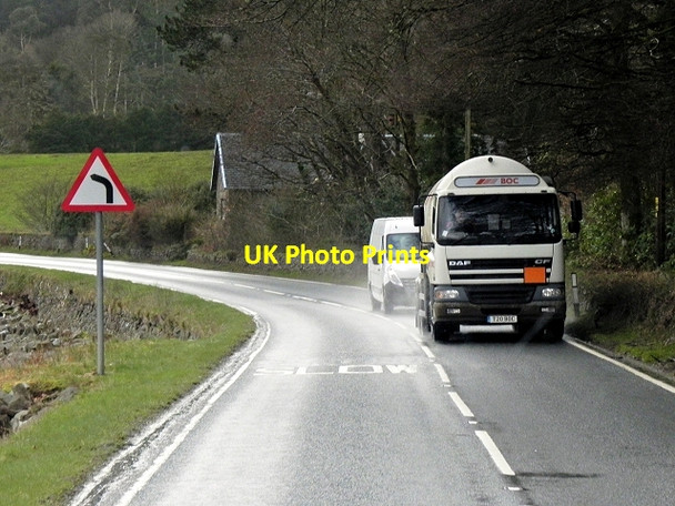 Photo 6"x4" BOC Tanker on the A83 at Crarae Crarae c2014