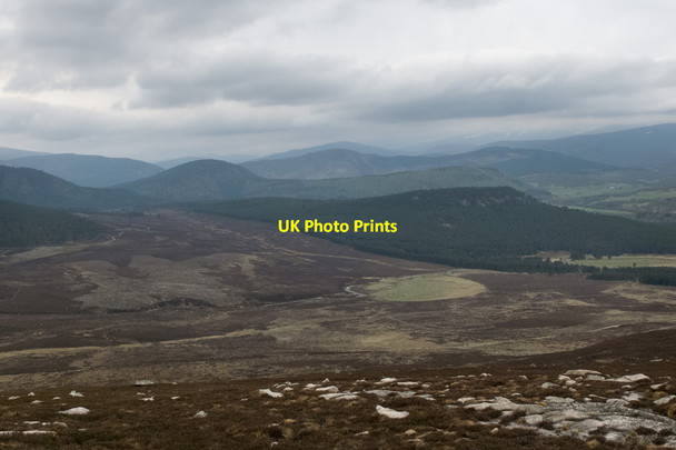 Photo 6"x4" North west from Creag nan Gall Crathie\/NO2694 c2014