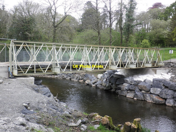 Photo 6"x4" Bailey bridge on River Mole South Molton c2014
