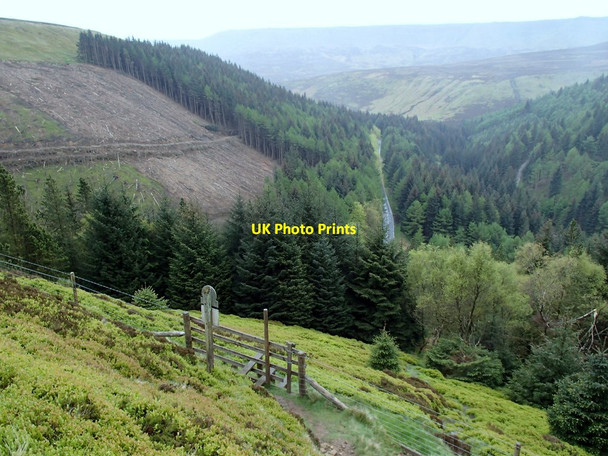 Photo 6"x4" Path above Lady Clough Lady Clough c2014