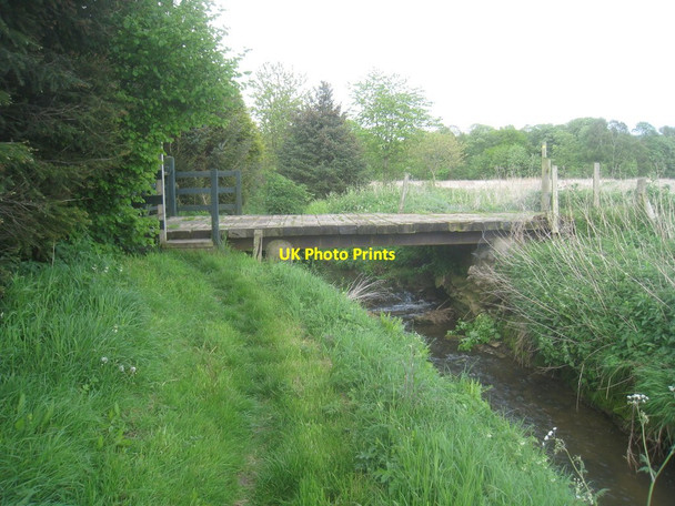 Photo 6"x4" Footbridge over Baulker Drain Seaton Ross c2014