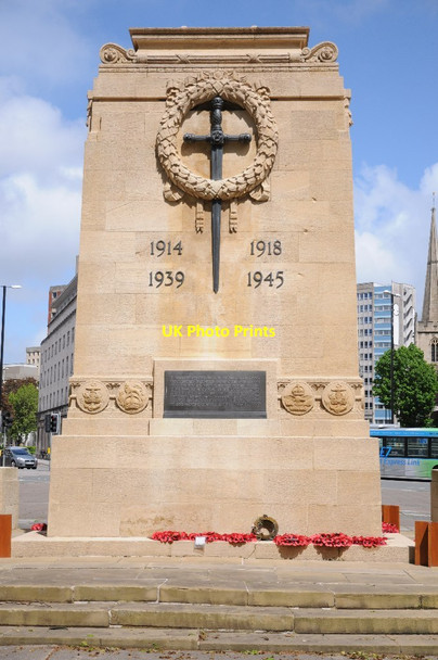 Photo 6"x4" Cenotaph, The Centre, Bristol Bedminster c2014