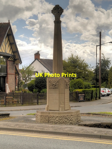 Photo 6"x4" Hale Barns War Memorial Hale Barns c2014