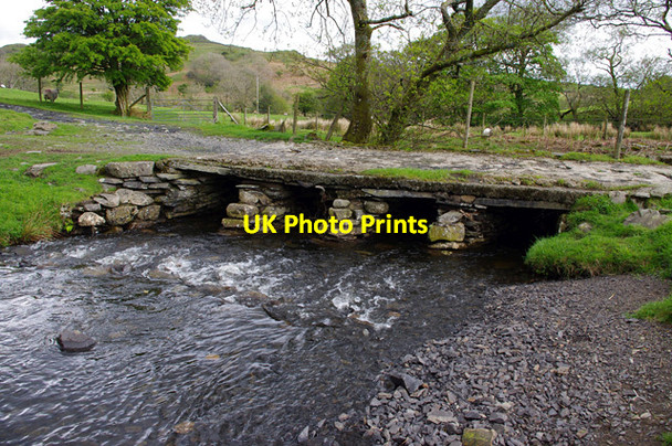 Photo 6"x4" Bridge over Tranearth Beck Scar Head c2014