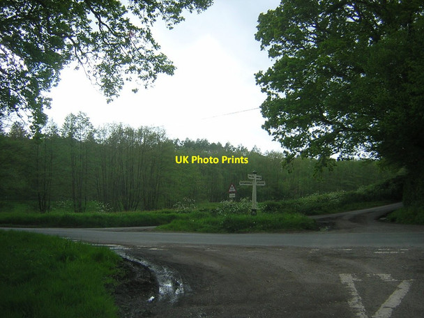 Photo 6"x4" Crossroads at Cowford Bridge Heathfield\/TQ5630 c2014