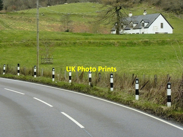 Photo 6"x4" Farmhouse at the side of the A816 Carnassarie c2014